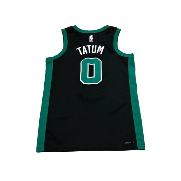 Nike Jordan Boston Celtics Jayson Tatum #0 NBA Swingman Black Jersey Men's 40 - Picture 2 of 9